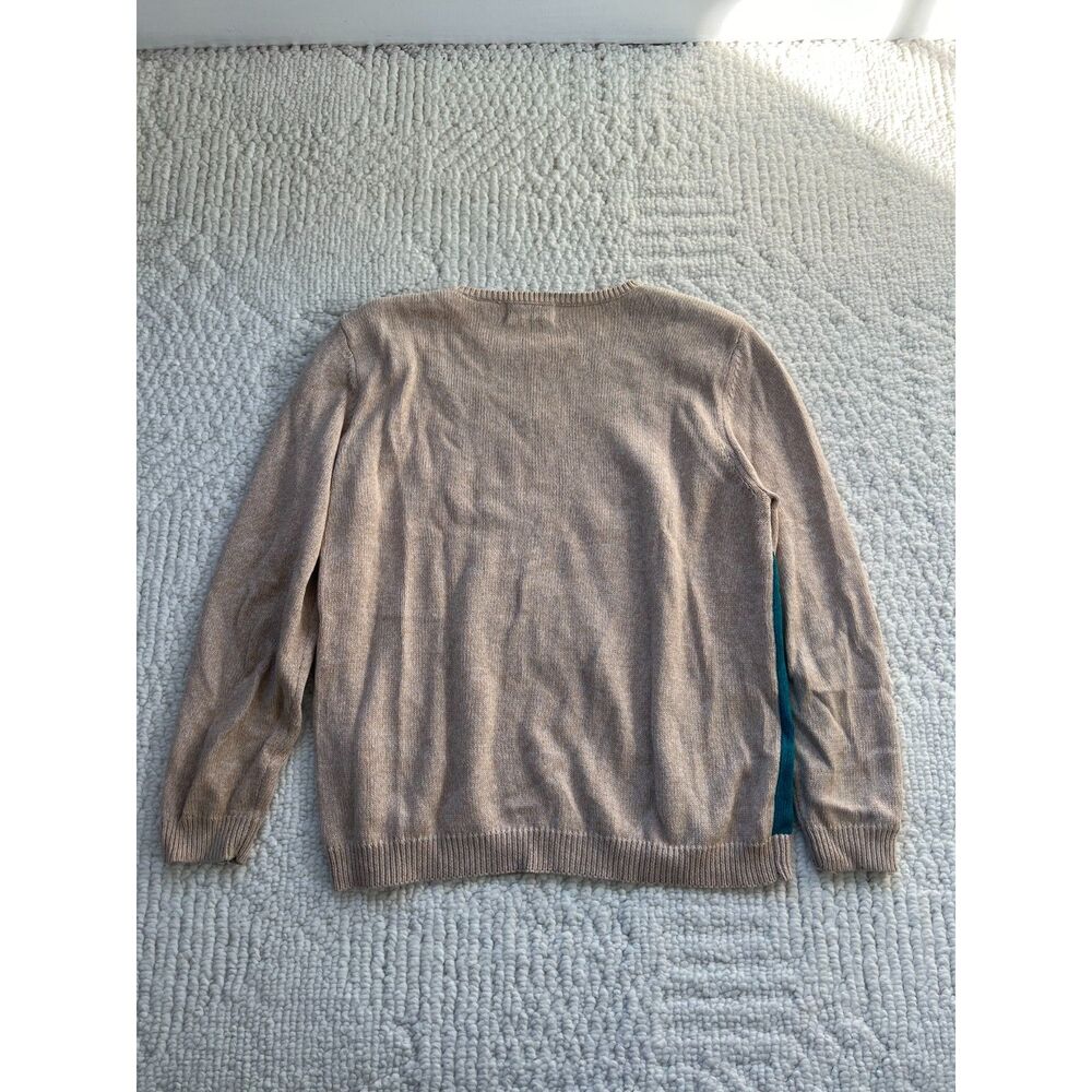 🩵alfred dunner patchwork sweater - Picture 2 of 2
